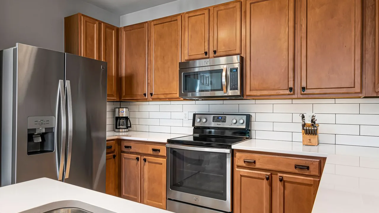 Clean kitchen ready for residents moving into a Seattle home.